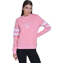 Target Crewneck Γυναικείο Αθλητικό Φούτερ Φούξια W24/66404-02