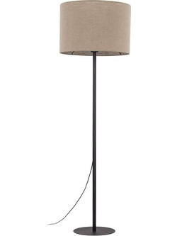 Φωτιστικό Δαπέδου Earth 16012 Φ50x165cm 1xE27 15W Natural-Black TK Lighting