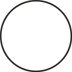 ΑΘΛΟΠΑΙΔΙΑ Στεφάνι Ρυθμικής Πλαστικό 70cm 009.8002-ΜΑΥΡΟ Μαύρο