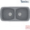 Sanitec Classic 319 Επικαθήμενος Νεροχύτης Γρανίτη Ματ Metallic Silver 93x51cm