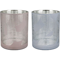 Θήκη Ρεσώ 'Geo' Γυαλί 12.5εκ σε 2 Χρώματα
