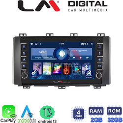 LM Digital ZG4218 Ηχοσύστημα Αυτοκινήτου με Οθόνη Αφής 8" USB Bluetooth & GPS