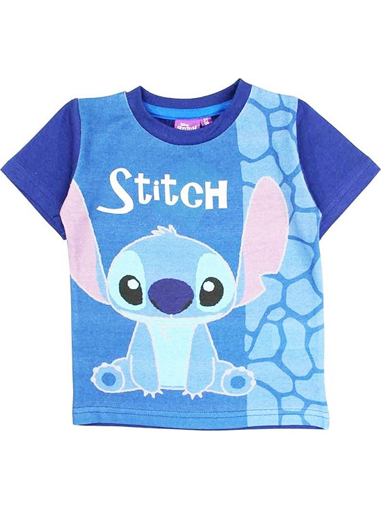 Παιδική Μπλούζα Κοντομάνικη Lilo - Stitch Μπλε Χρώμα