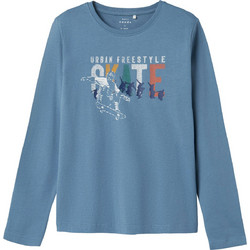 Name It Παιδικό T-Shirt Μακρυμάνικο Μπλε 13224962