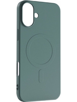 Liquid Silicone Case MagSafe for iPhone 16 - dark green