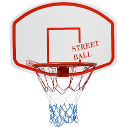 Kimet Street Ball basketball backboard white and red hoop