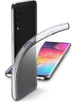 Cellular Line Fine Back Cover Silicone for Samsung Galaxy A50, A30s transparent