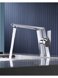 Naron Μπαταρία Νιπτήρα Αναμεικτική NR81642 Chrome