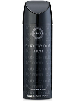 Armaf Club de Nuit Body Ανδρικό Αποσμητικό Spray Χωρίς Αλουμίνιο 200ml