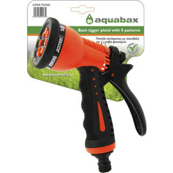 Aquabax TS2065 Πιστόλι Ποτίσματος Με Σκανδάλη Και 8 Μοτίβα Ψεκασμού