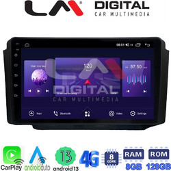 LM Digital ZT8013 Ηχοσύστημα Αυτοκινήτου με Οθόνη Αφής USB Bluetooth & GPS