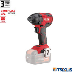Flex ID 1/4 18.0-EC C Παλμικό Κατσαβίδι Μπαταρίας Brushless 18V Solo