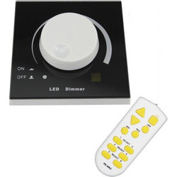 Ασύρματο LED Dimmer Τοίχου Μαύρο 220v (200w) Trailing Edge 50050