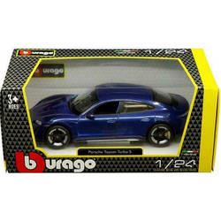 Bburago Porsche Taycan Turbo S Blue