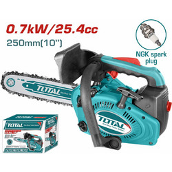 Total TG5261011 Κλαδευτικό Αλυσοπρίονο Βενζίνης 1hp 3kg με Λάμα 25cm