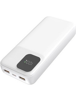 Tune On the Go Power Bank 20000mAh με 2 Θύρες USB-A White