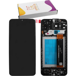 ΟΘΟΝΗ SAMSUNG A13 4G A135 COMPLETE LCD ME FRAME HF-GH82-28653A BLACK HYPER-FIX SERVICE PACK