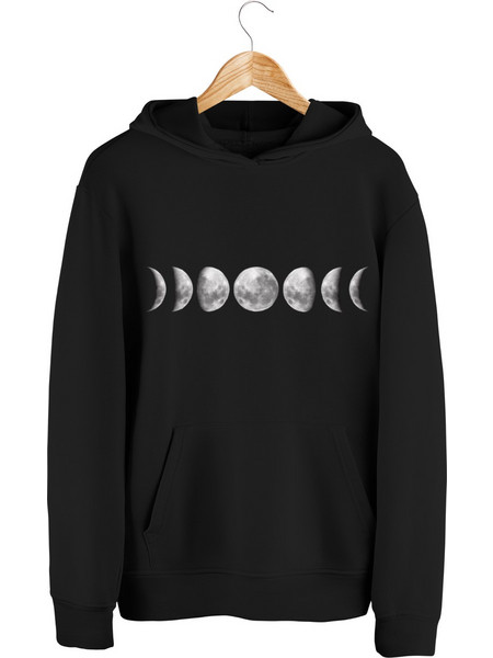 Sol's Stellar Ανδρικό Φούτερ με Κουκούλα Μαύρο HOOD909