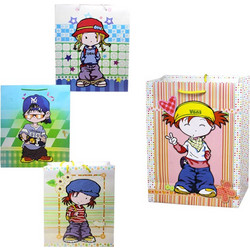ΧΑΡΤΙΝΗ ΣΑΚΟΥΛΑ TEENS (4 ΣΧΕΔΙΑ) 23x18x7.5cm 12/ΣΑΚ
