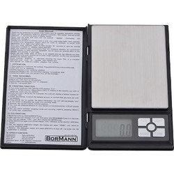 BORMANN Lite Ψηφιακή Ζυγαριά Ακριβείας Τσέπης 2000gr / 0.1gr, DS1070 055006