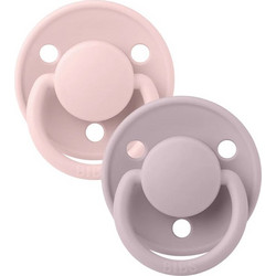 BIBS de Lux Πιπίλες Σιλικόνης 0-36m Blossom Dusky Lilac 2τμχ