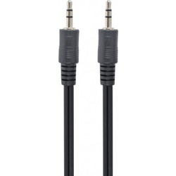 Cablexpert Καλώδιο 3.5mm male - 3.5mm male Μαύρο 5m (CCA-404-5M) (GEMCCA-404-5M)