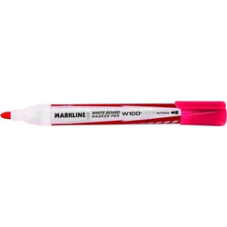 LINC Μαρκαδόρος Ασπροπίνακα Markline/κόκκινο 10τμχ