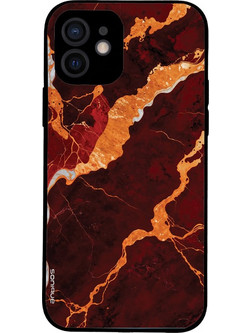 Sonique Marble Series Θήκη iPhone 12 Red