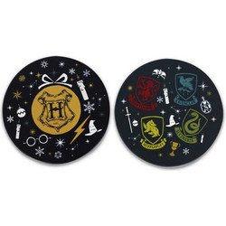 Harry Potter : Christmas Ceramic Coasters Set Of 2