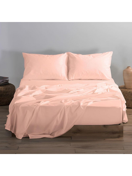 Ariete Casa Σετ Σεντόνια Βαμβακοσατέν 600 TC King Size 240x260 - Satinport Rose Gold
