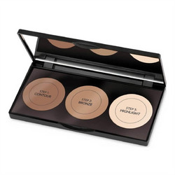 Golden Rose Contour Powder Kit Bronzer & Highlighter Palette 3x10.5gr