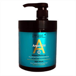 Imel Argan Oil & Keratin Μάσκα Μαλλιών Κερατίνης για Ξηρά & Ταλαιπωρημένα Μαλλιά 1lt