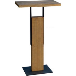 ST 309 - Ξύλινο στάντ με επιφάνεια mdf 5cm -50x35x110 cm