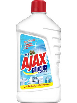 Ajax Kloron Fresh Παχύρρευστο Απολυμαντικό Υγρό 1lt