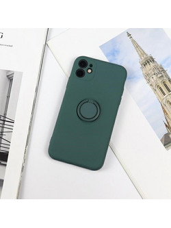 Beline Silicone Ring - θήκη για Apple iPhone 12 Pro Max - Πράσινο
