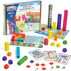 Learning Resources MathLink Cubes Numberblocks 1-10 Activity Set