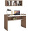 HomeMarkt Σετ Γραφείο Ξύλινο με Βιβλιοθήκη 118x58x80cm HM11775.12