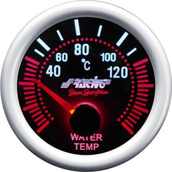 θερμοκρασια νερου 52mm 2 inch μαυρο με κοκκινο φωτισμο