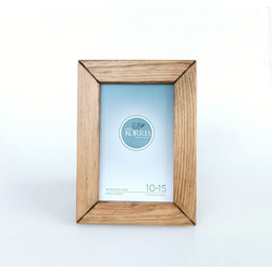 ΚΟΡΝΙΖΑ ΞΥΛΙΝΗ 10X15 PLAIN SLIM-ALMOND WOOD -KORRESCRAFT-251-101-03