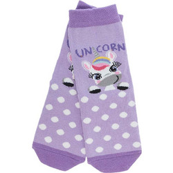 Παιδικές Κάλτσες Unicorn σε λιλά χρώμα