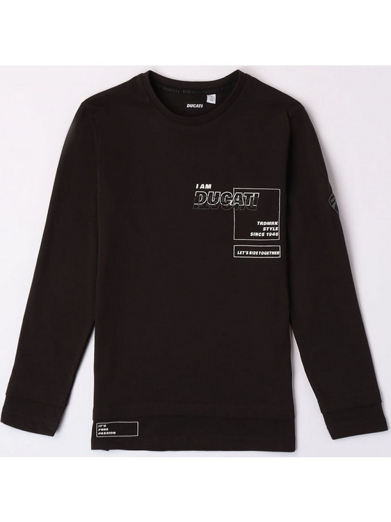 Ducati Παιδικό T-Shirt Μακρυμάνικο Μαύρο G7629-0658