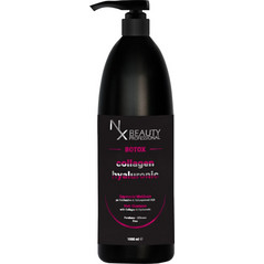 NX Beauty Professional Collagen Hyaluronic Σαμπουάν για Επανόρθωση για Ταλαιπωρημένα Μαλλιά 1lt
