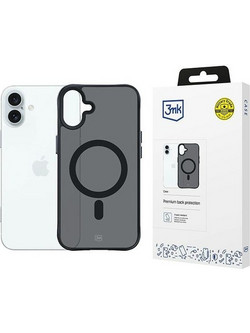 3MK Smoke MagCase - θήκη για Apple iPhone 16 Plus - Διάφανο