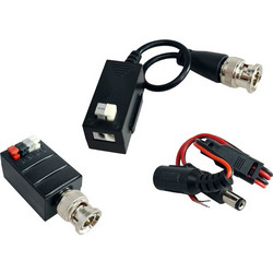 FOLKSAFE Video Balun FS-HDAP4501 για CCTV, active transmitter/passive receiver FS-HDAP4501