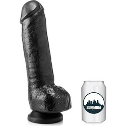 Summum Super Don Ρεαλιστικό Dildo με Βεντούζα & Όρχεις 24cm Μαύρο