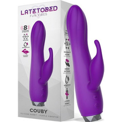 LateToBed Couby Δονητής Rabbit Μωβ