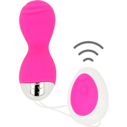 Ohmama Rechargeable Flexible Vibrating Egg Δονητής Egg για Ζευγάρια με Τηλεχειριστήριο Ροζ
