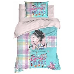 Kipper Flamingo Σετ Παιδικά Σεντόνια Μονά Βαμβακερά 160x250 Lori