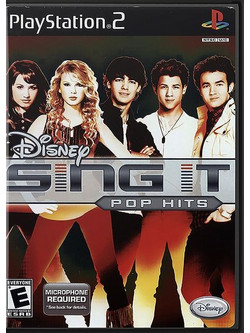 Disney Sing It Pop Hits Used PS2