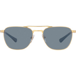 Persol PO2494S 1141/56 Ανδρικά Γυαλιά Ηλίου Τετράγωνα Μεταλλικά Χρυσά με Μπλε Polarized Φακό